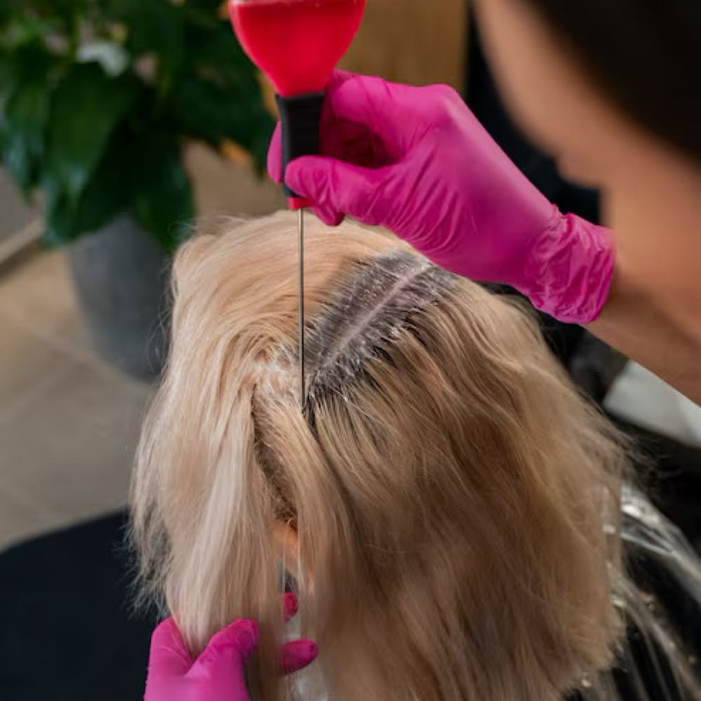 Root Retouch at Top Knot Salon + Extensions in Loveland, CO