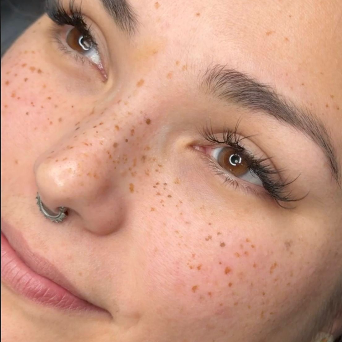 PMU FRECKLES at Li BROW in Newton, MA