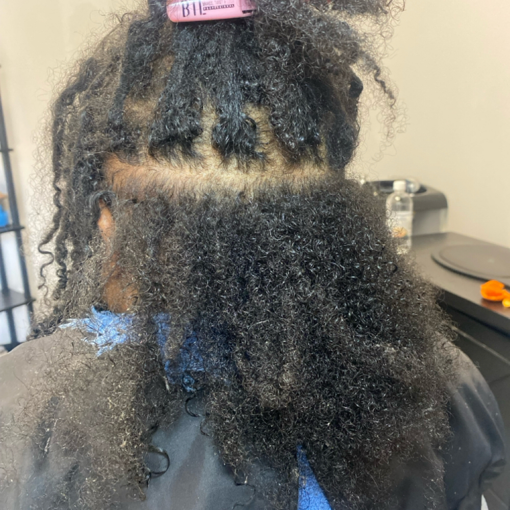 Loc Comb Out Consultation at Natural Locs and Braids in Columbia, SC