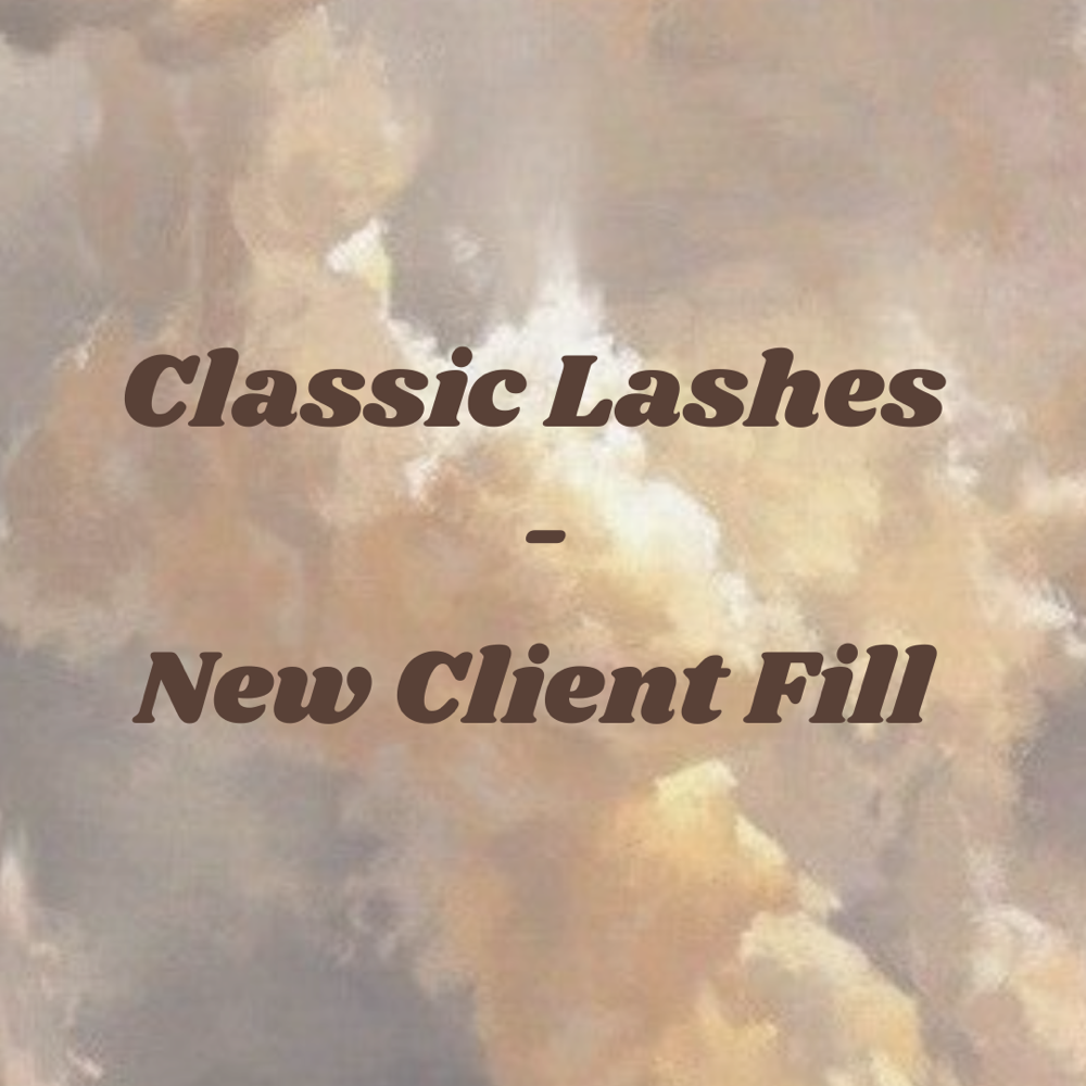 Classic Lashes - New Client Fill
