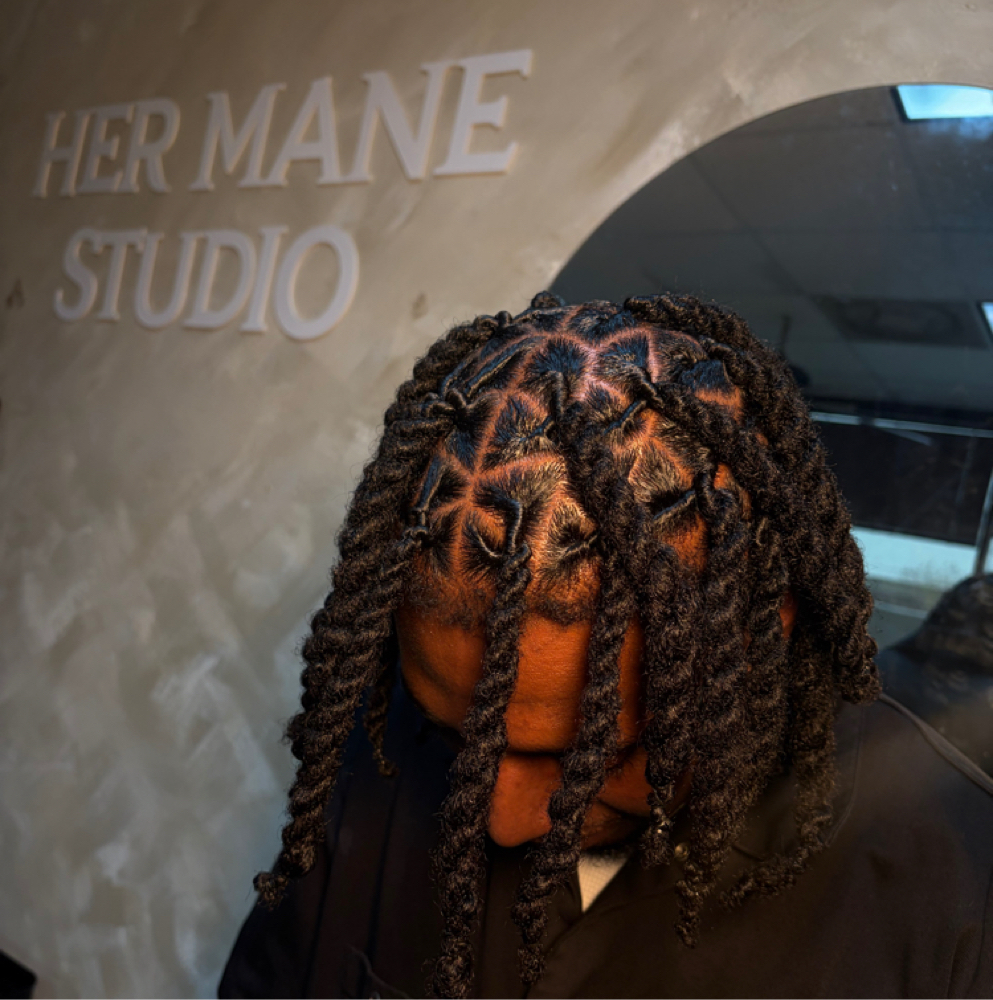 Dread Retwist at Her Mane Studio in Houston, TX