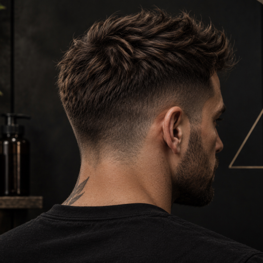 Mens Short Cut at Revolt Hair studio in Allentown, PA