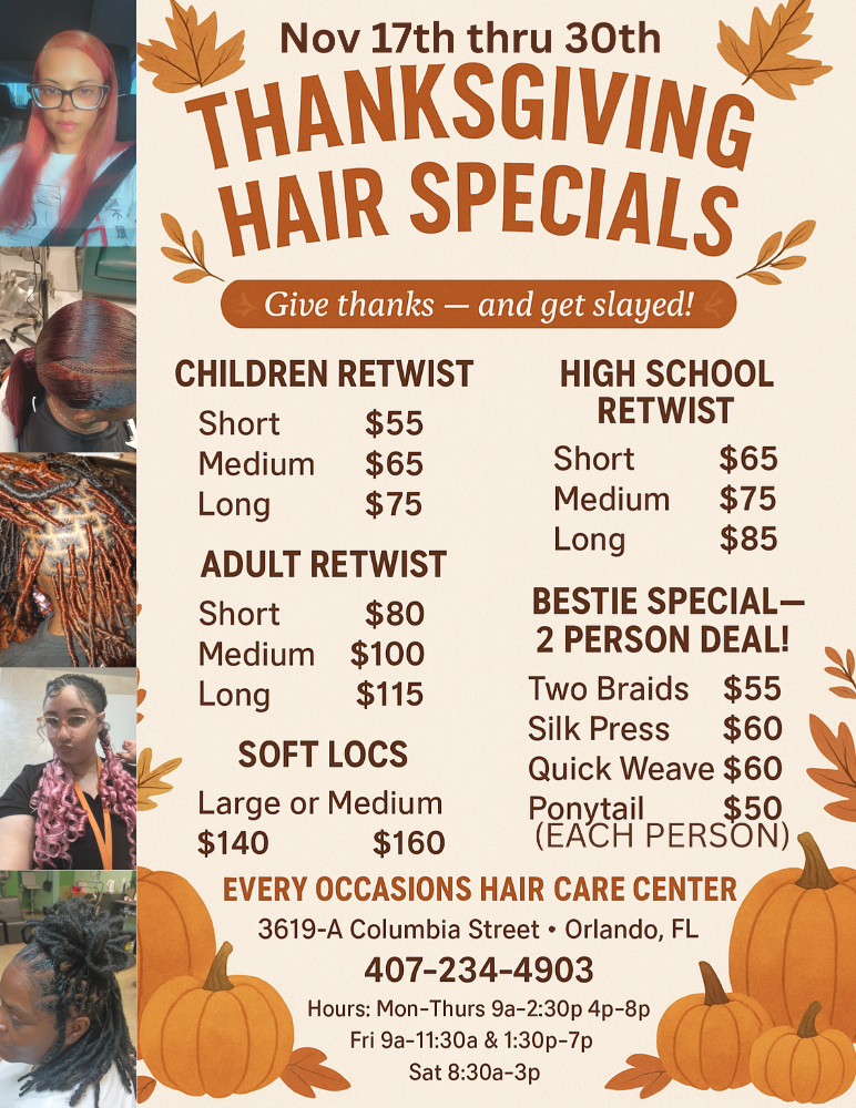 Thanksgiving Special HS