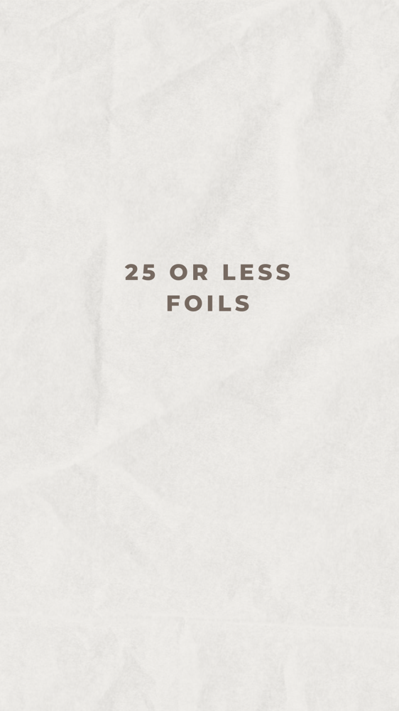 Partial Foil