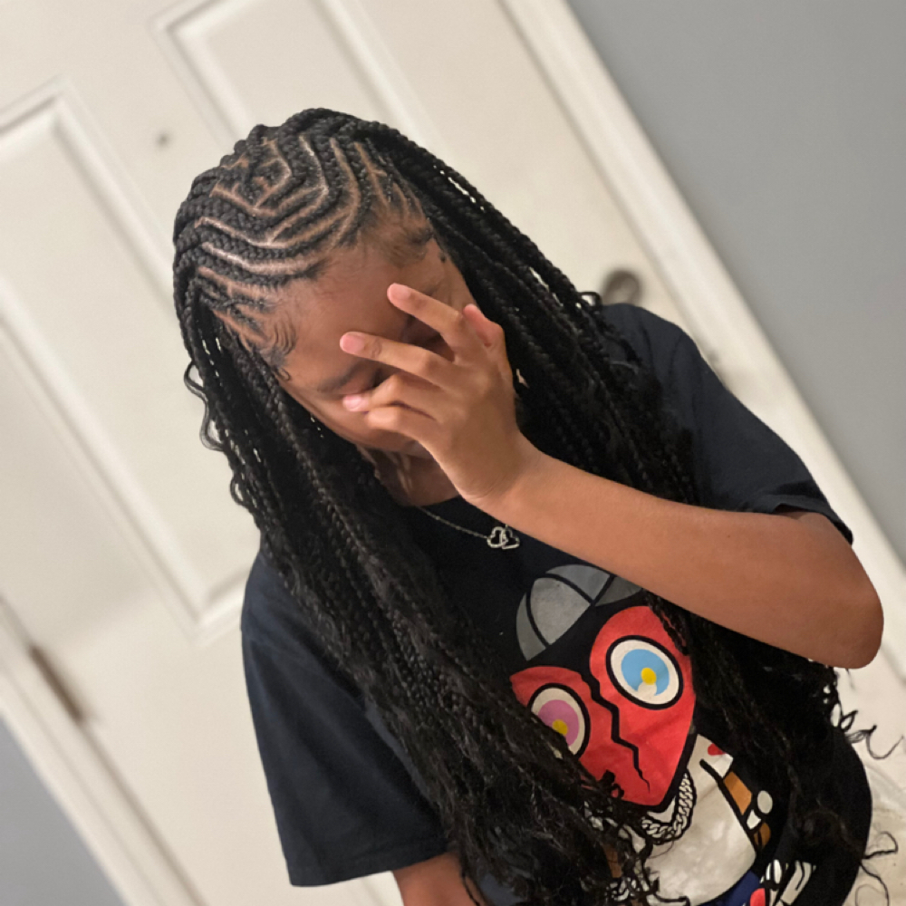 Boho Knotless Midback at Ohana’ Beauti Salon in Anderson, SC