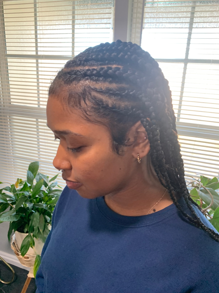 6-8 Feed In Braids