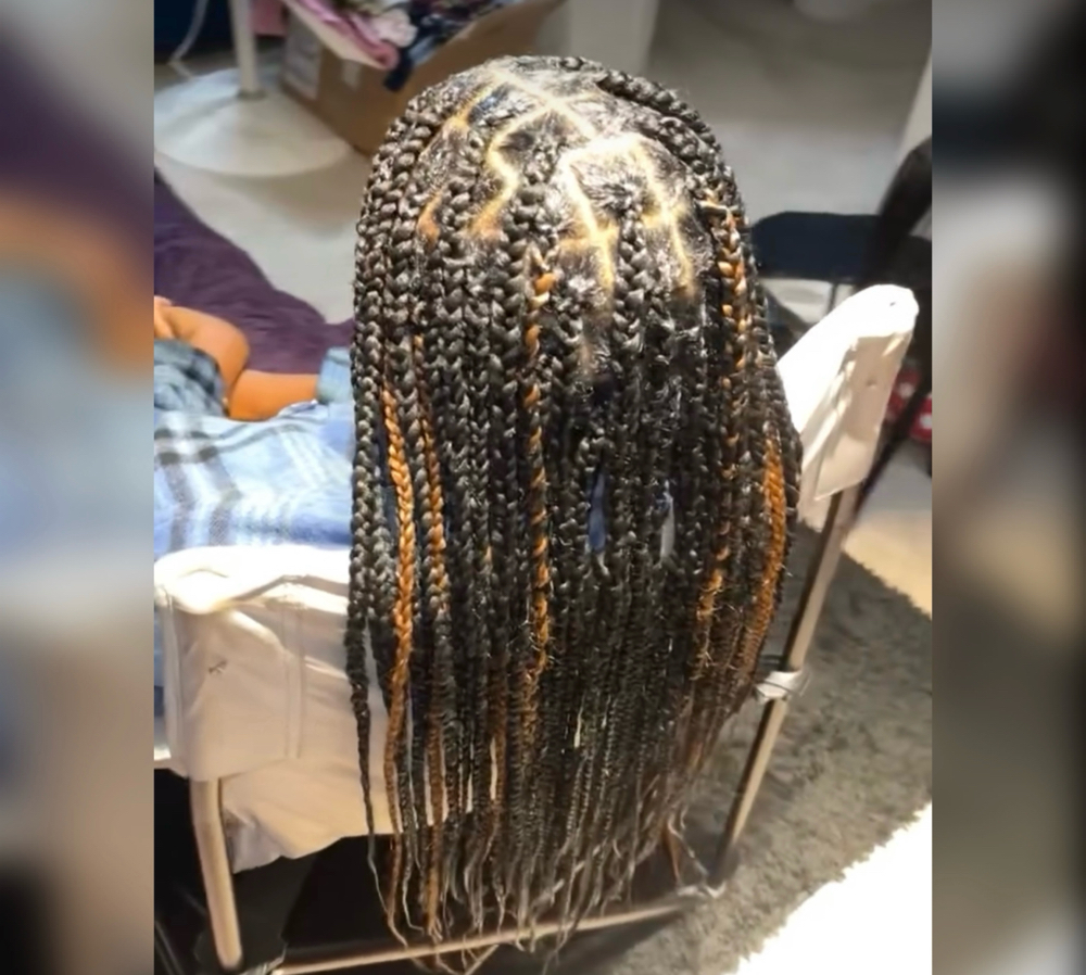 Medium Knotless or Box Braids