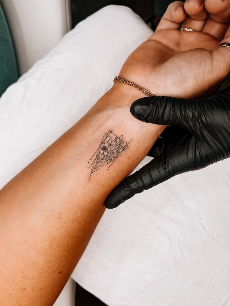 Tiny Name/ Symbol Tattoo