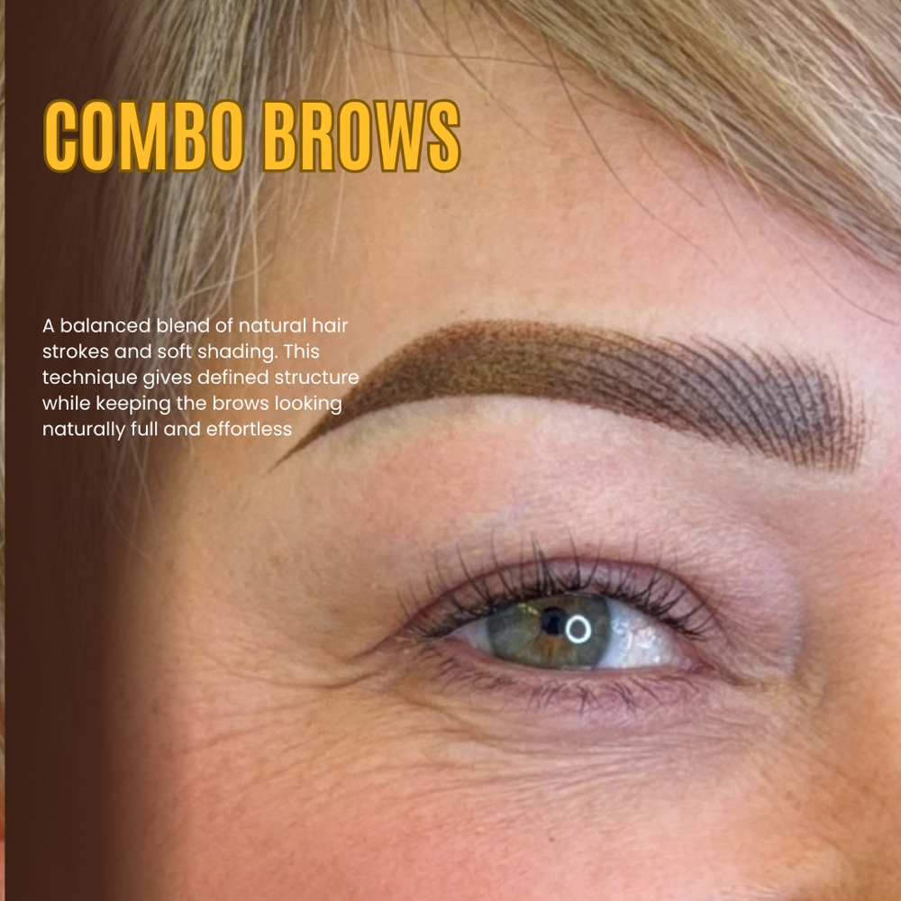 Hybrid Combo Brows - $350 at Christina brows in Monroe, GA