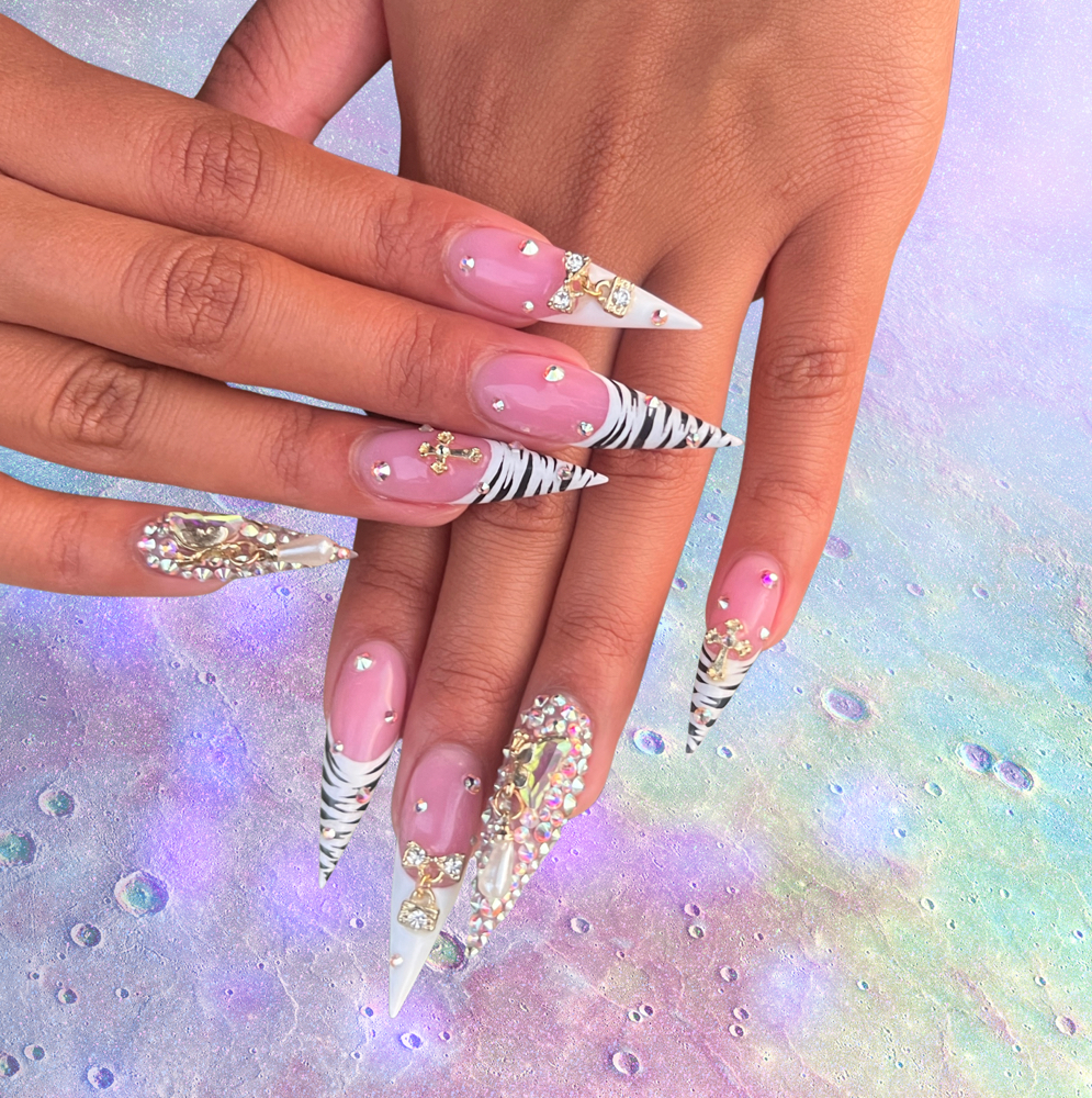 unlimited sculpted full set at lovepeacenails in charlotte, NC