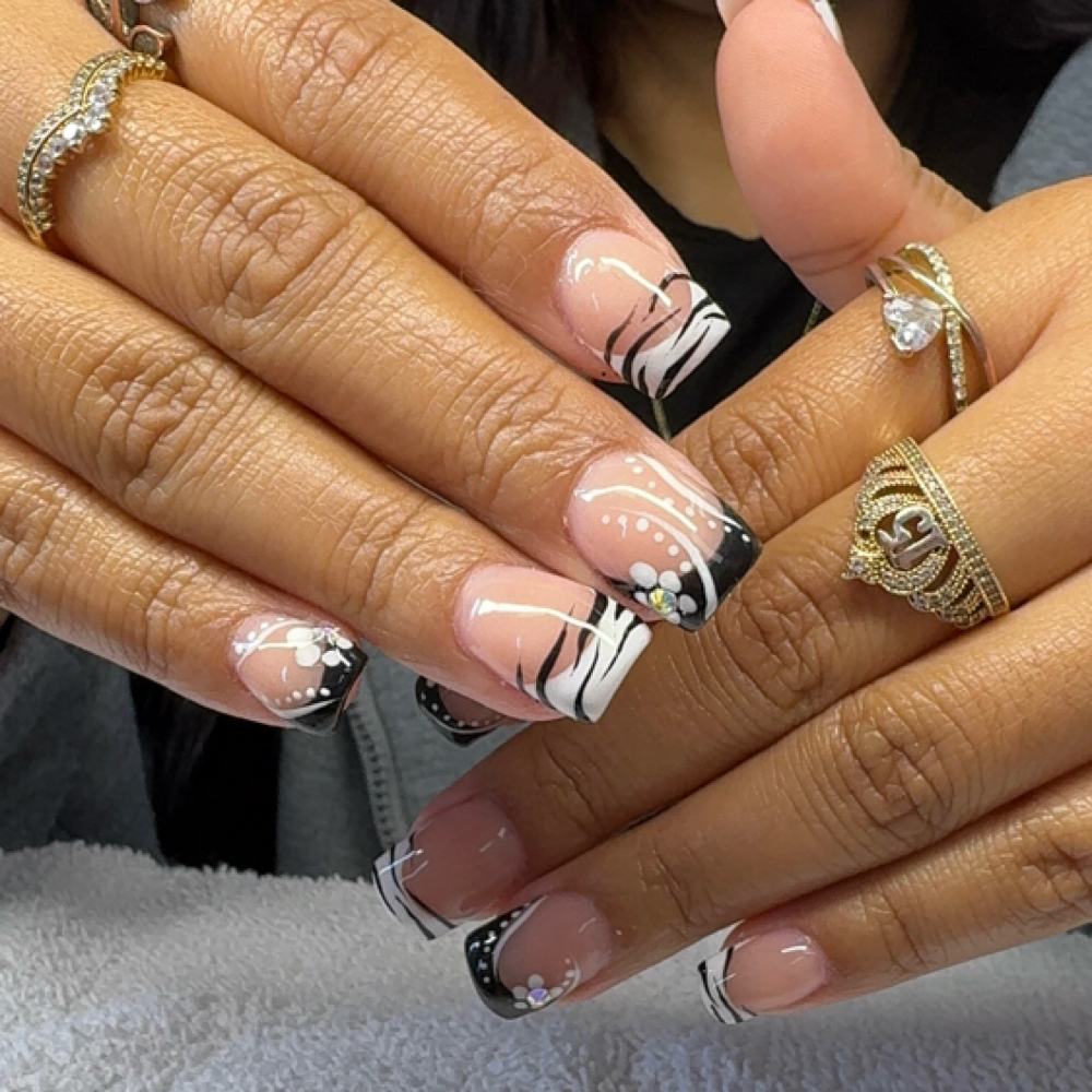 Acrylic Full Set at Pixie Perfect Nail Spa in Everett, WA