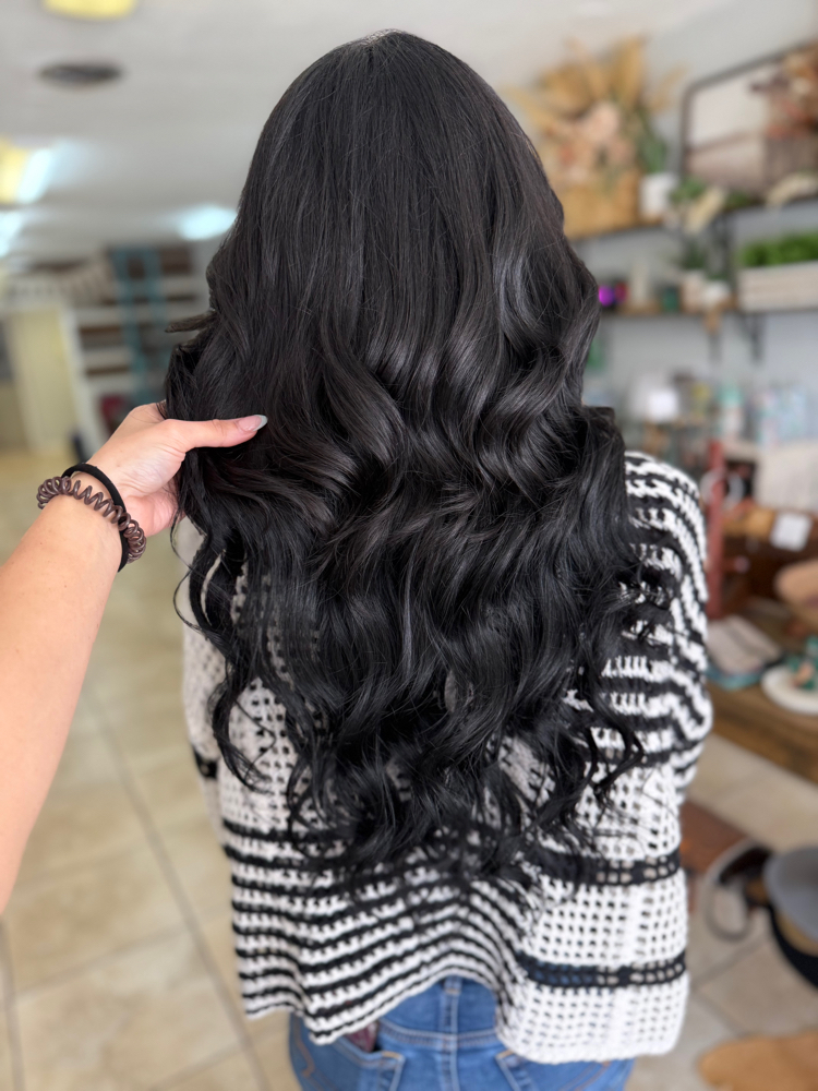 All Over Color Extra Long Hair