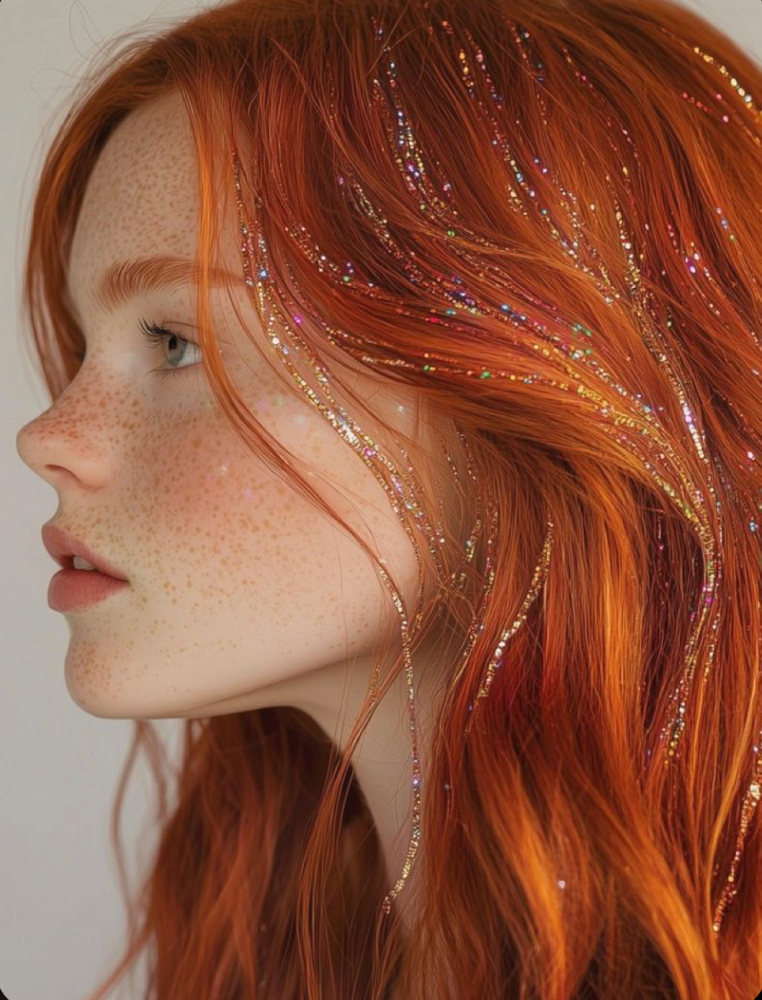 Hair Tinsel Bead Or Hand Tied