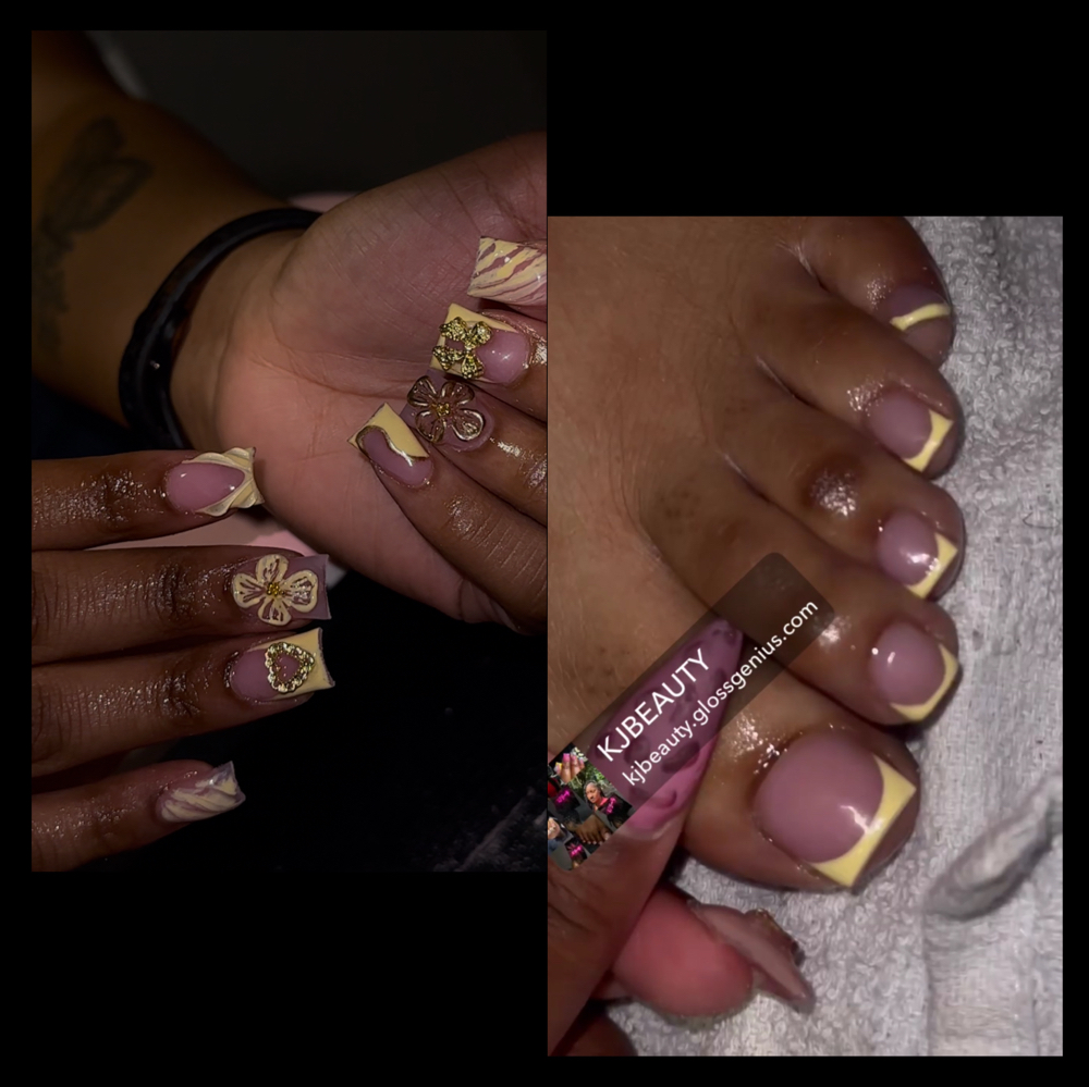 Full Set + Acrylic Toes Combo🌺