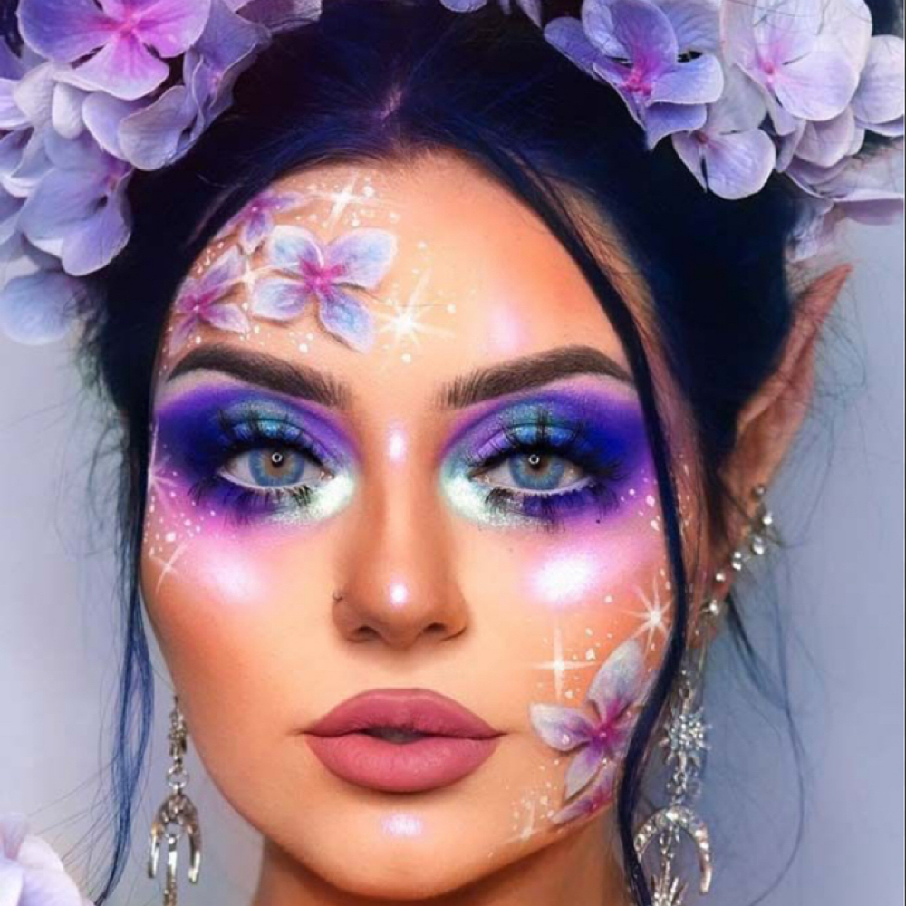 Fantasy Makeup Transformation at From hair to Eternity~Special day by Carolina in Saugus, MA