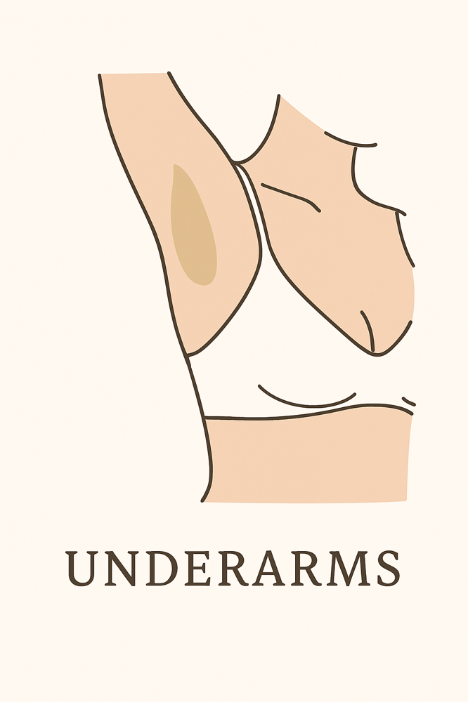 Underarms at BareSkinAesthetics in Ridgeland, MS