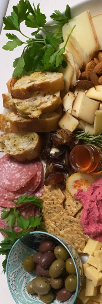 Cheese Board & Bottle Of Wine
