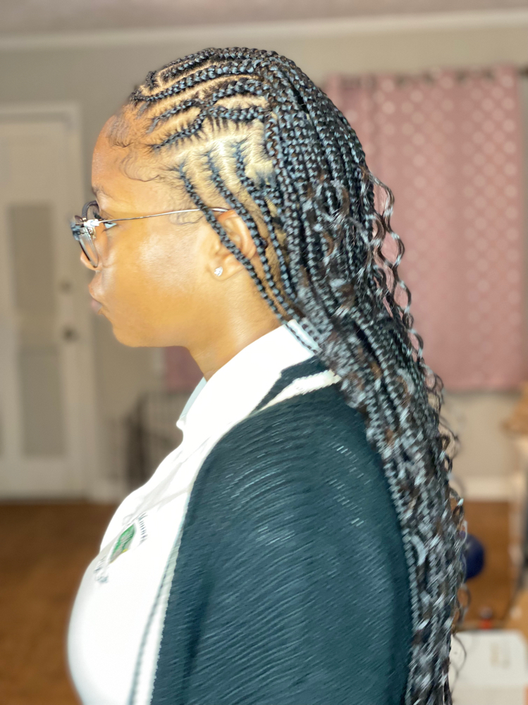 Medium Boho/ Tribal Knotless