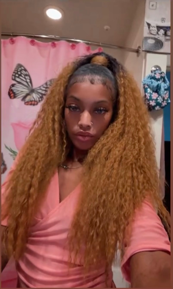 Half Up/Down Sew In