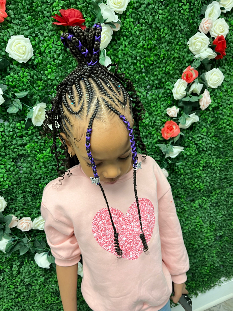 Kiddy Tribal Braids W/ Ext