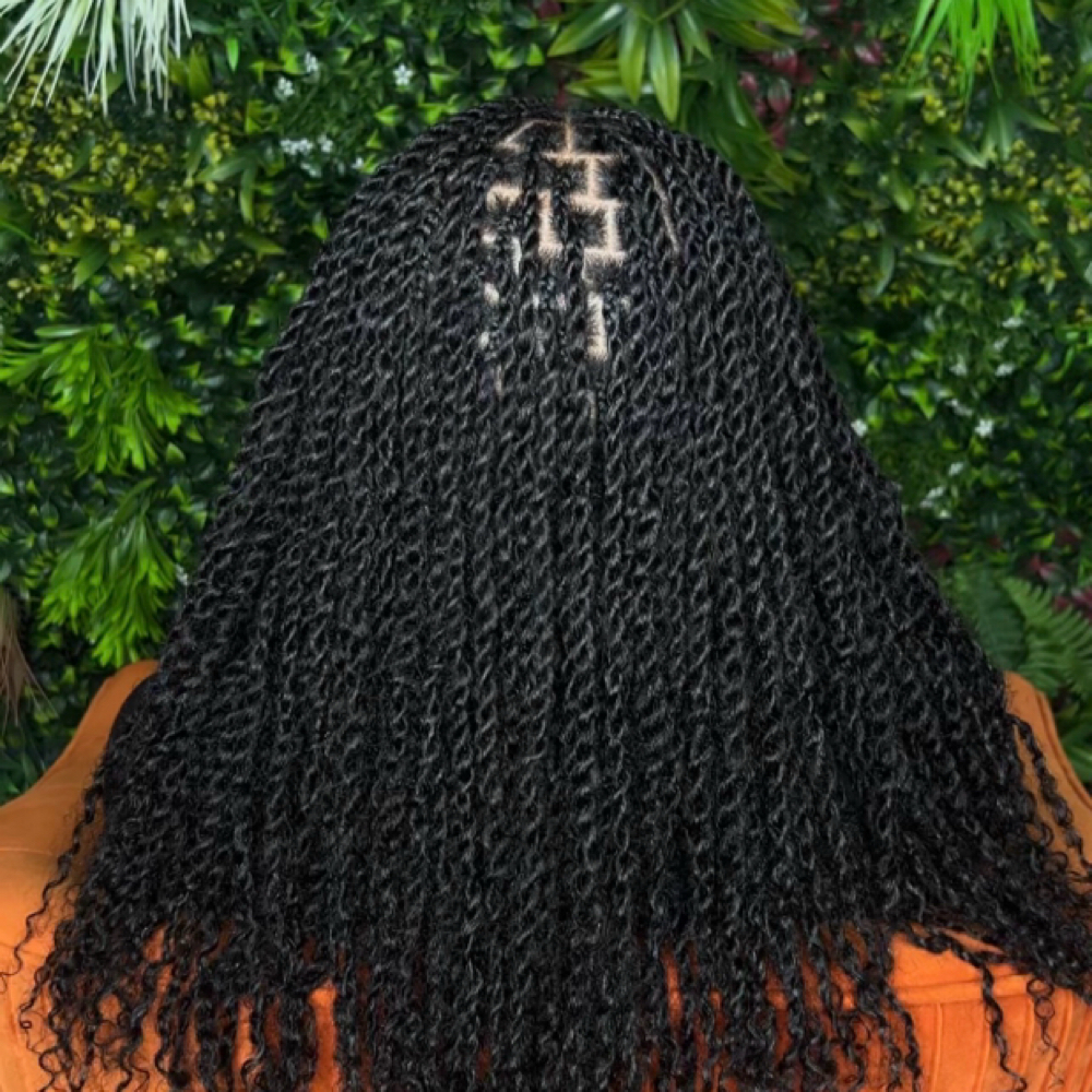 Small Human Hair Twists at Soulful Strands in Clifton, NJ