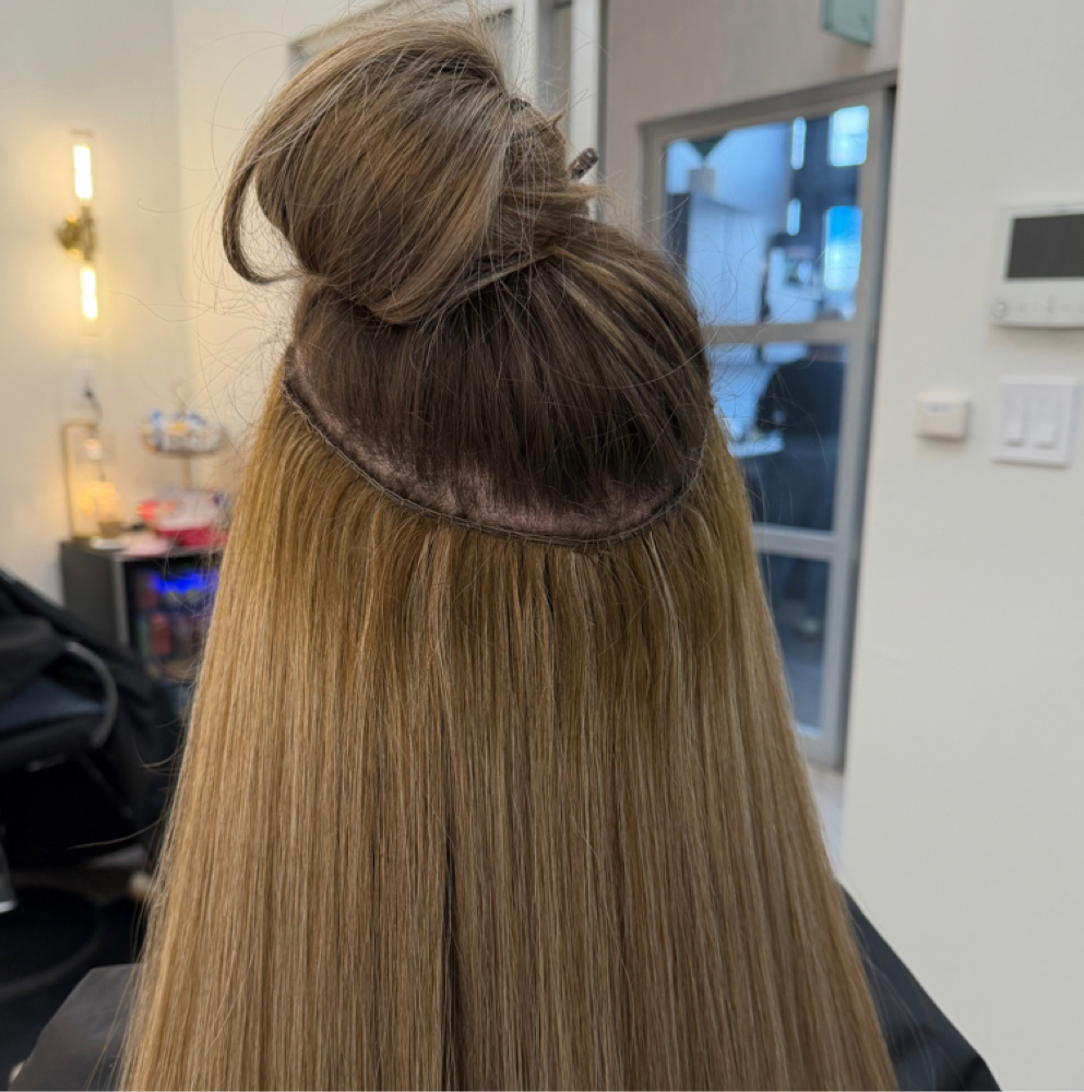 ONE ROW EXTENSION INSTALL at Ava Brown Hair in Grandview Heights, OH