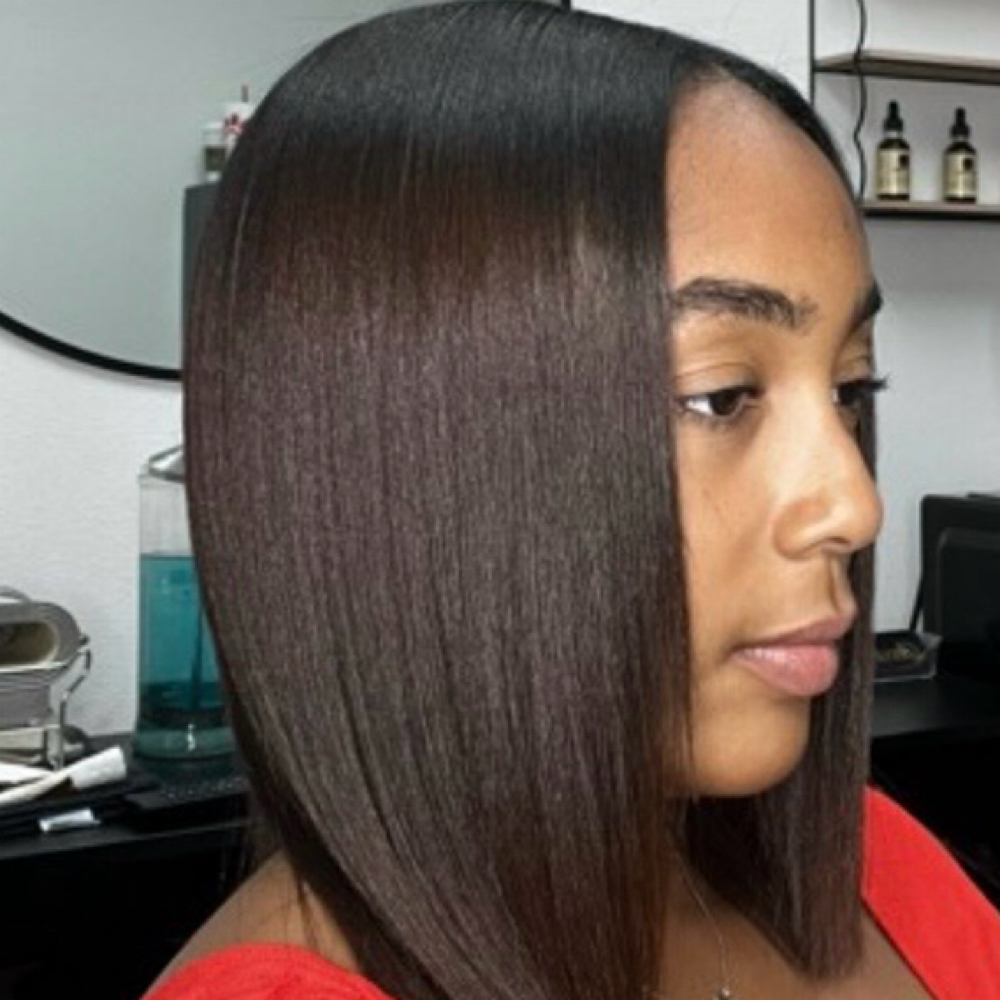 Silk Press 1 On 1 Training at Bridgette Hair Boutique in Brandon, FL