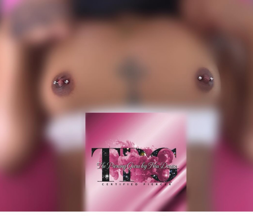 Nipples at ThePiercingGuru By Nea Denise in Trafford, PA