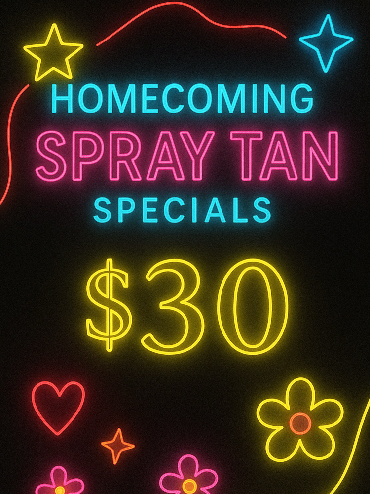 HOCO spray Tan at Gleaux on the Go in Waynesboro, MS