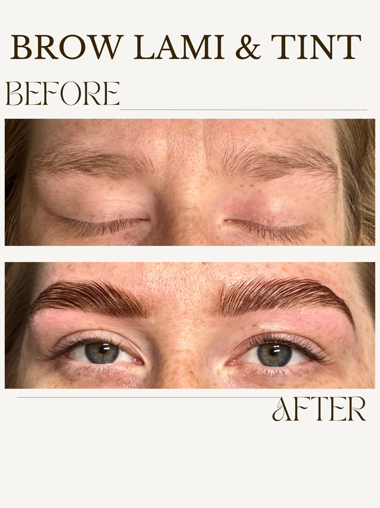 Brow Lamination & Tint