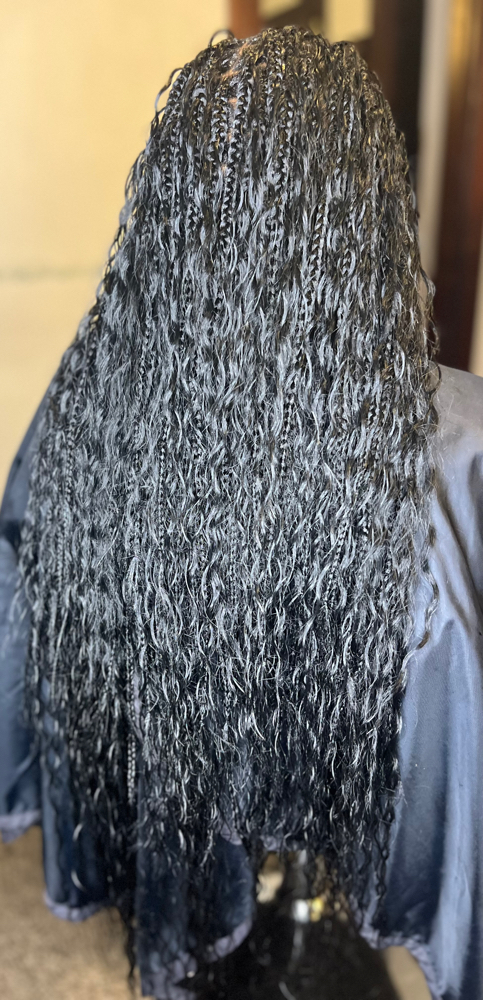 Small “ Bora Bora”KnotlessHumanHair