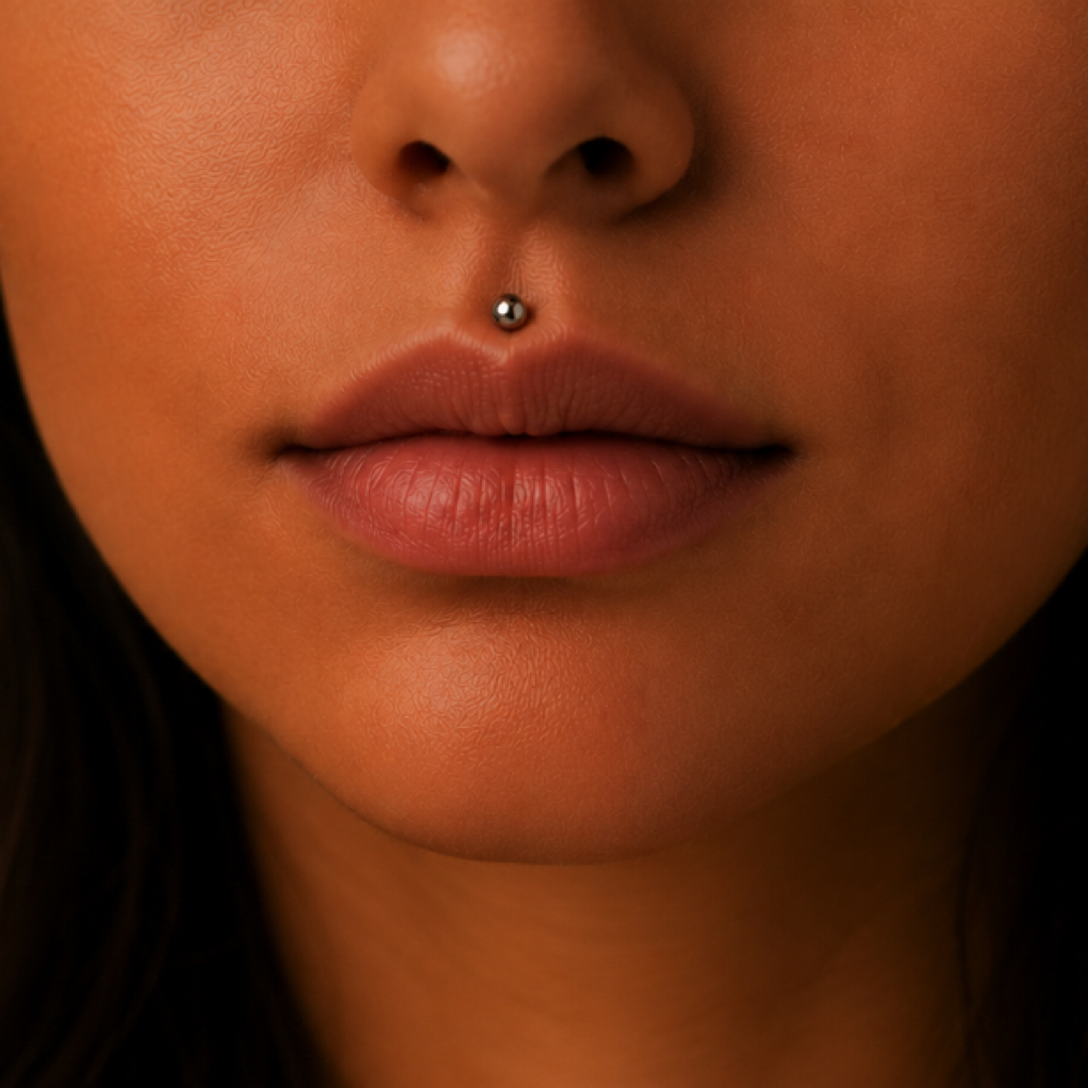 Philtrum / Medusa at Piercing Poli’s in El Paso, TX