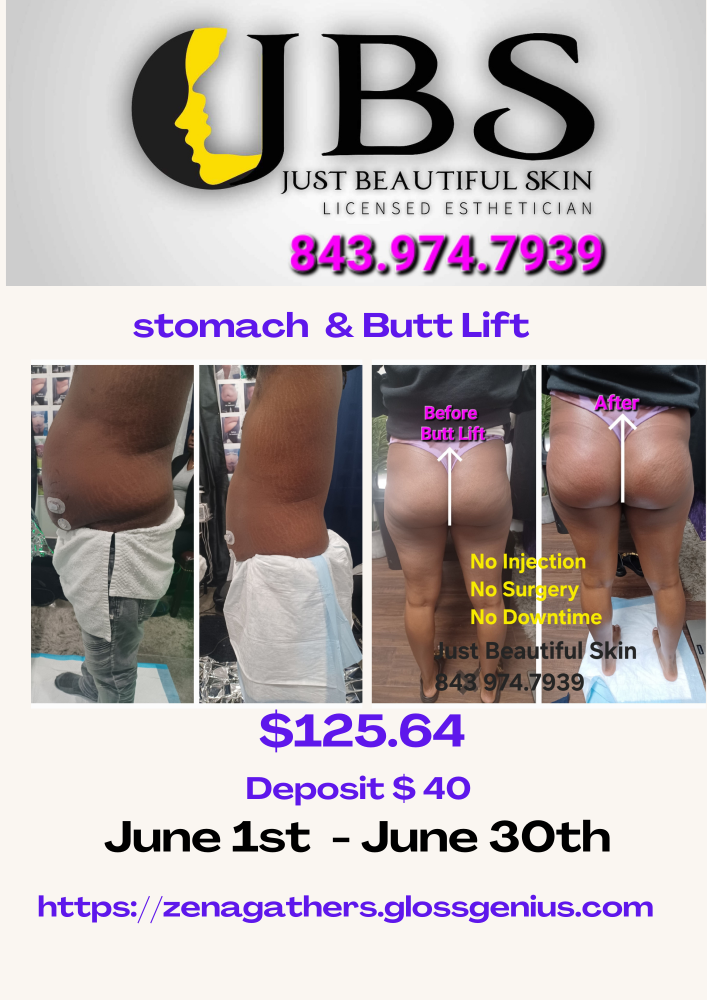 June Only Stomach  & Butt Lift