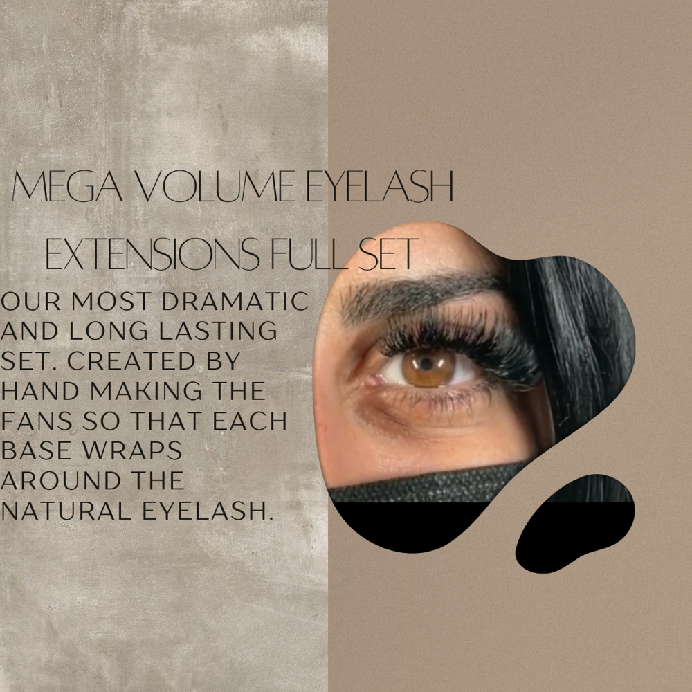 Mega volume Eyelash Extensions Full