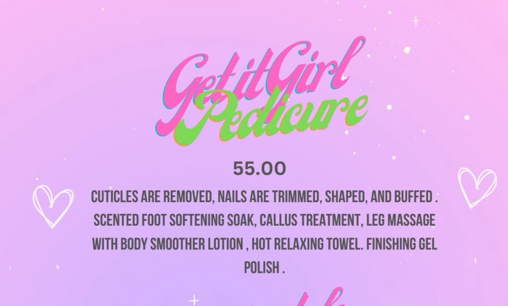 GET IT GIRL PEDICURE at luis saenz in El Paso, TX