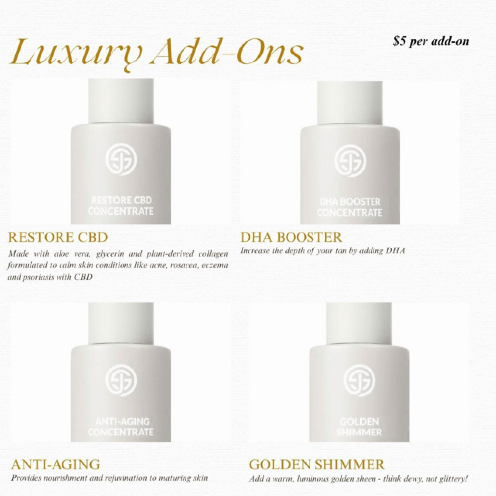 Luxury-Ad Ons at The Queen of Spray Tans in Walland, TN