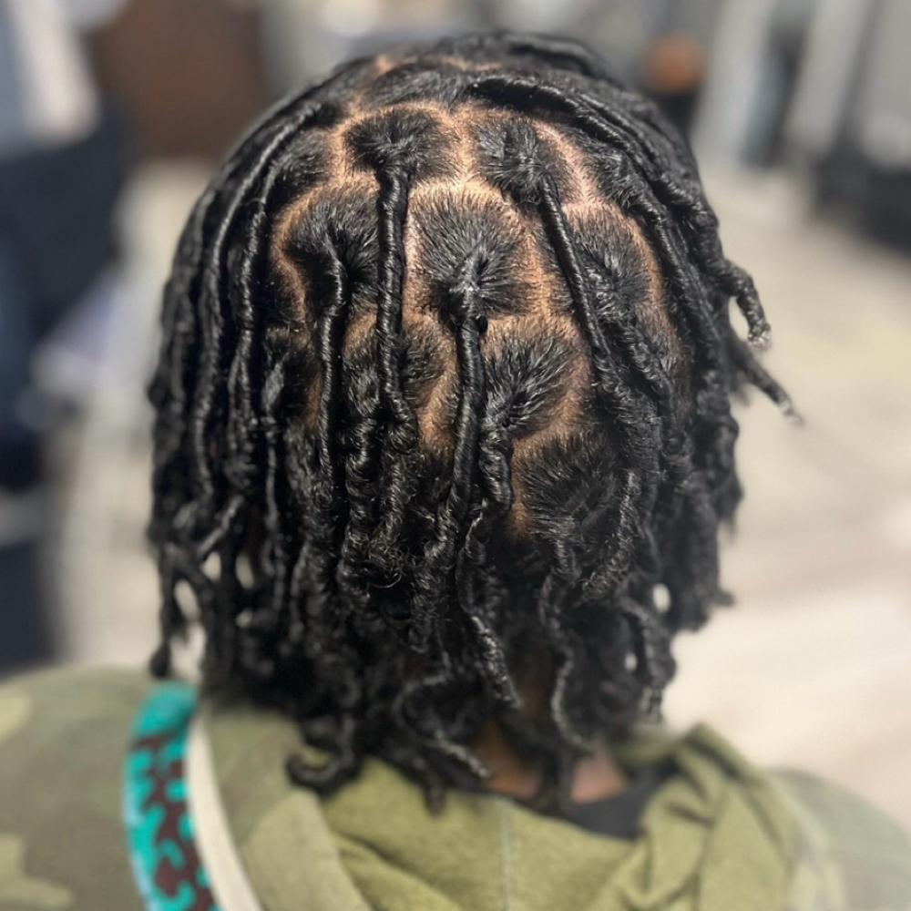 Large Starter Locs at Nikki The Stylist in Elk Grove, CA