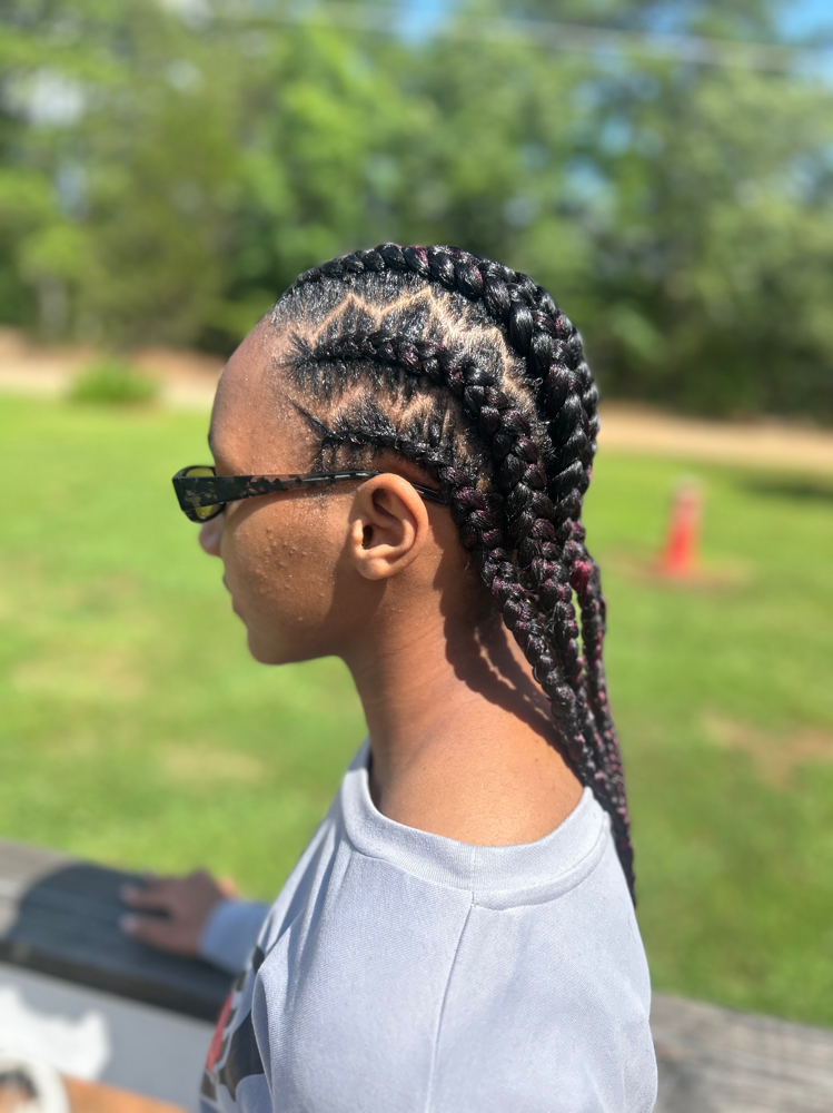 Zig-Zag Straight Backs