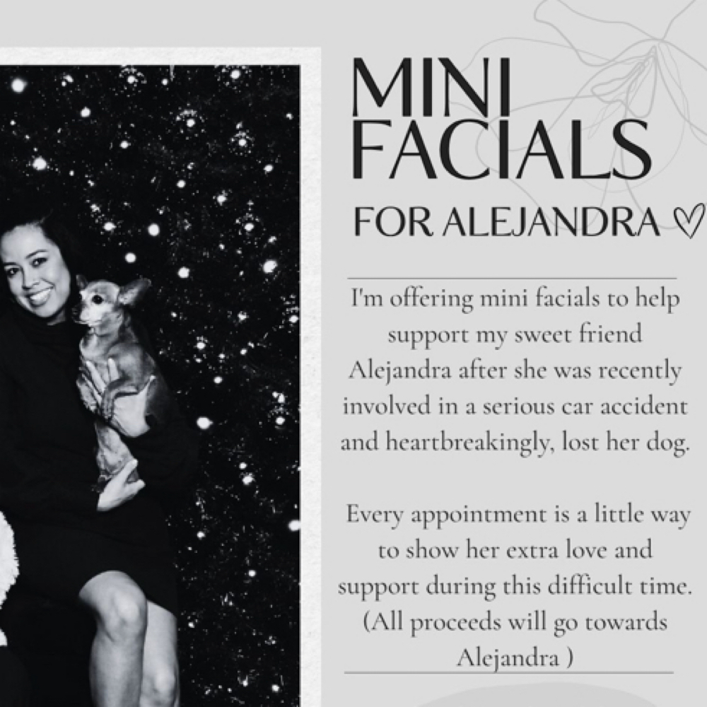 Mini Facial For Alejandra at Bloom with Meli LLC in Riverside, CA