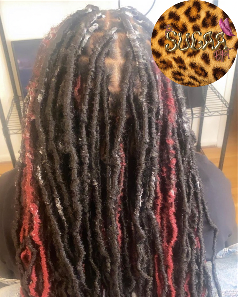 FAUX LOCS at The Sugaa Effect 🌸 in Baltimore, MD