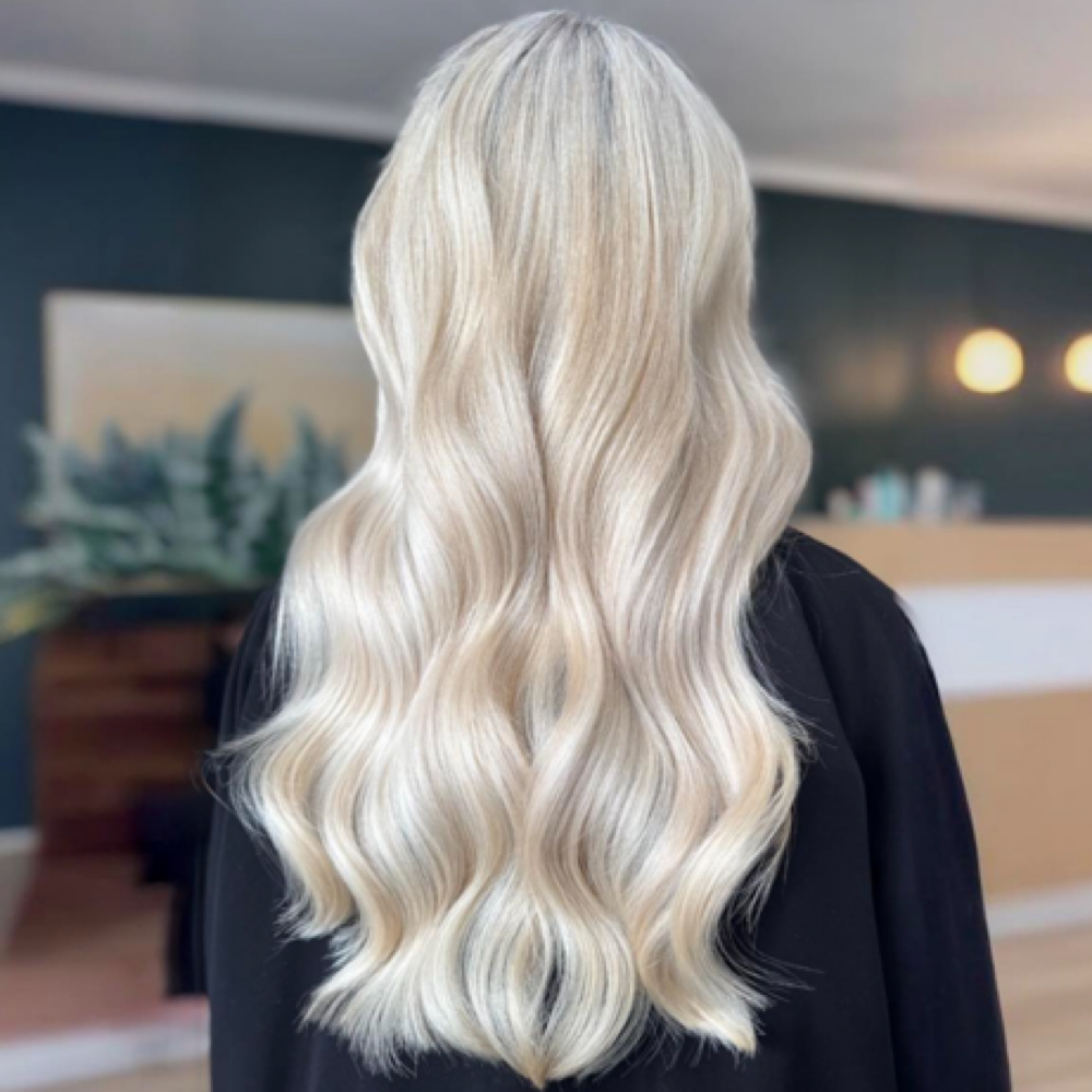 Full Head Blonding + Root Ret. $315 at Full Bloom Salon in Slaughter, LA