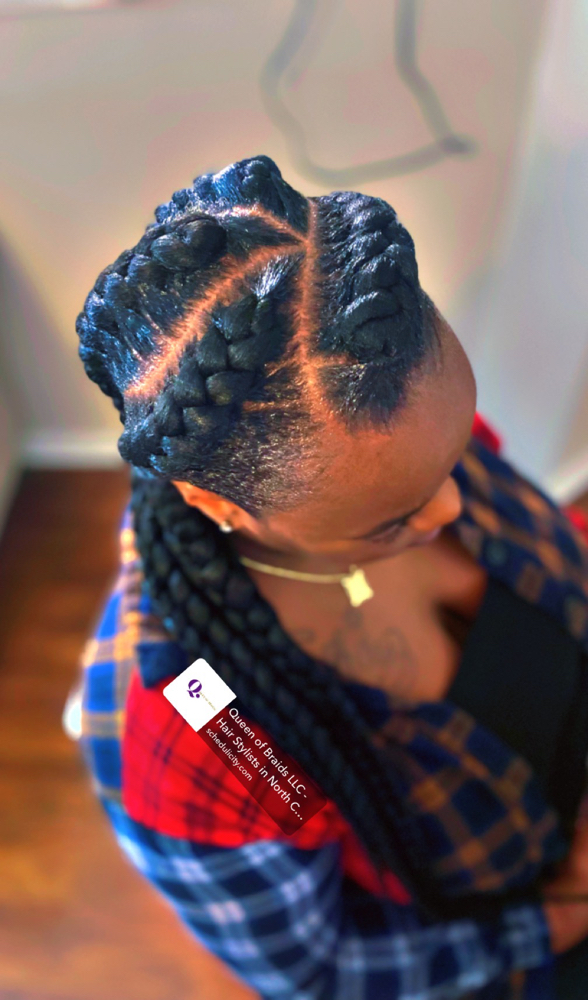 Underhand braids