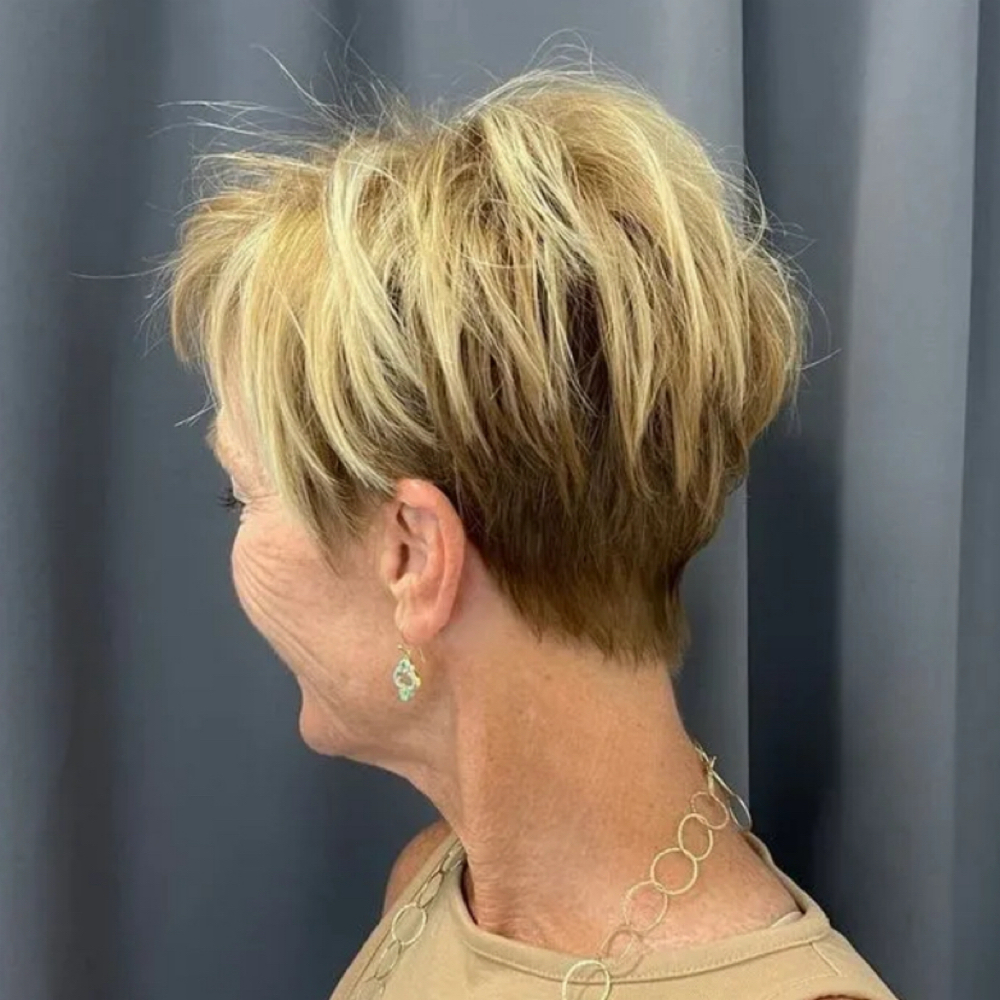 Tue Lady’s Cut Senior at Waves Hair Salon in Melbourne Fl, FL