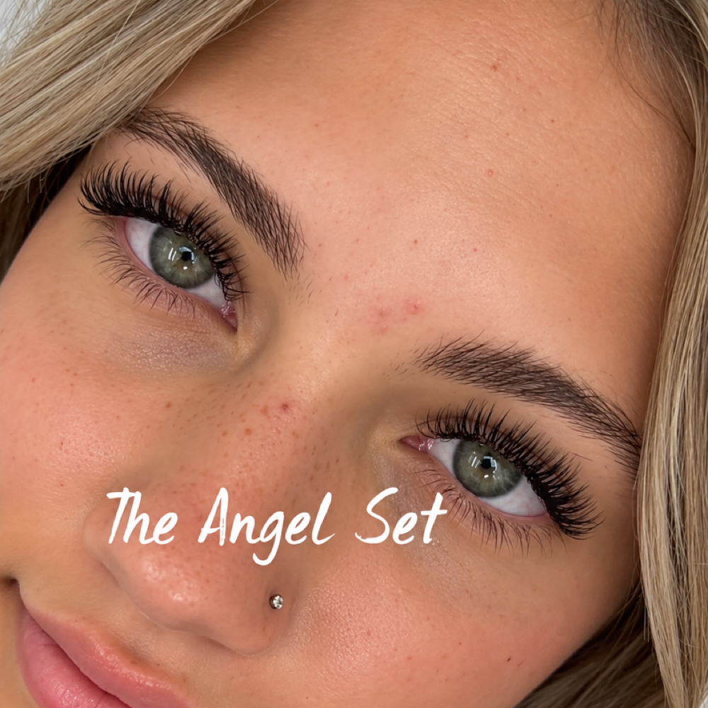 Angel Lash Full Set👼🏼✨🤎 at Lindsay Eller Esthetics, LLC in North Wilkesboro, NC
