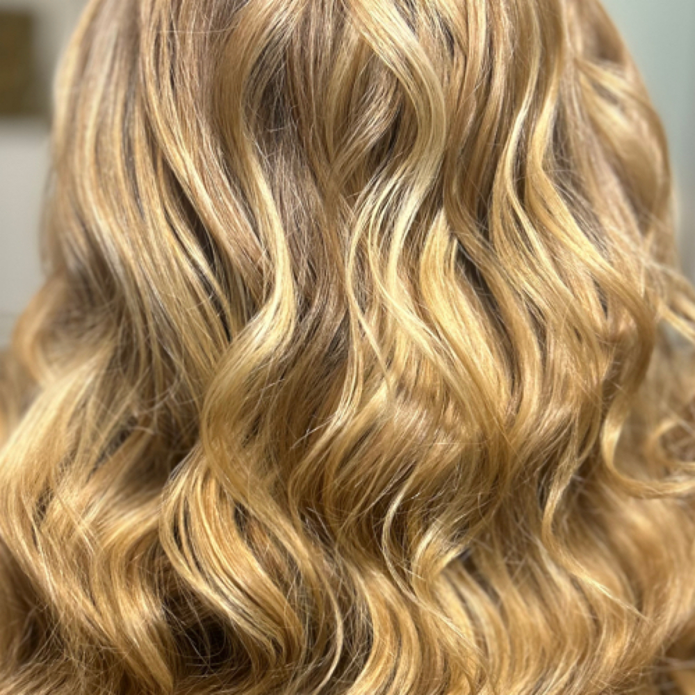 Platinum All Over Highlights at HairGlambyLea in Aliso Viejo, CA