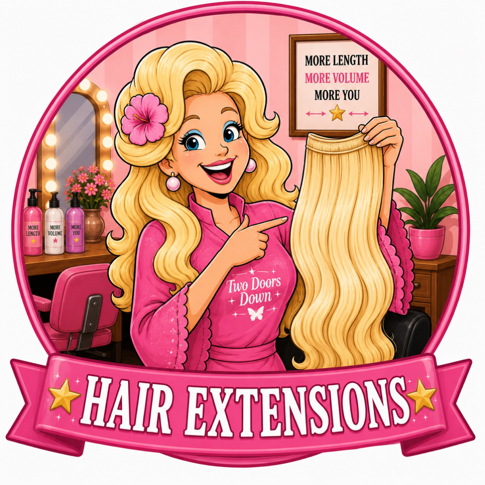 Hair Extensions at Two Doors Down Blowout & Beauty Bar in Prescott, AZ