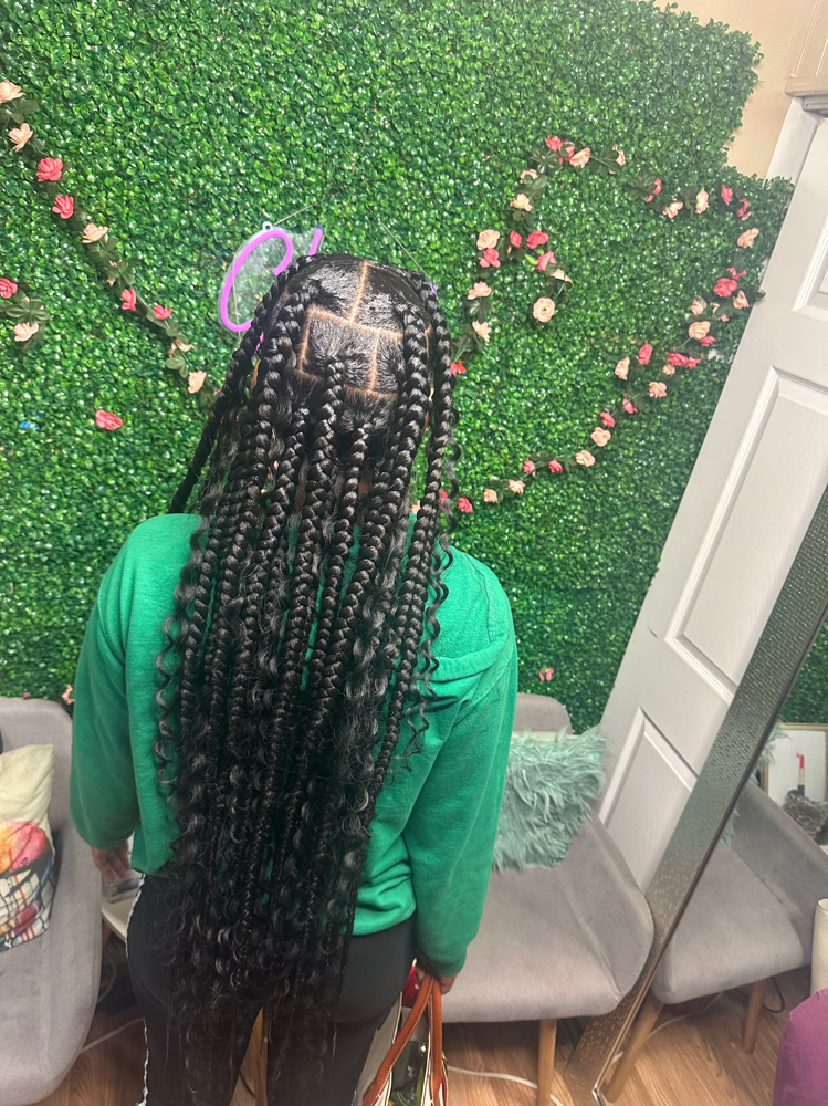 Xtra Large Boho Knotless Braids