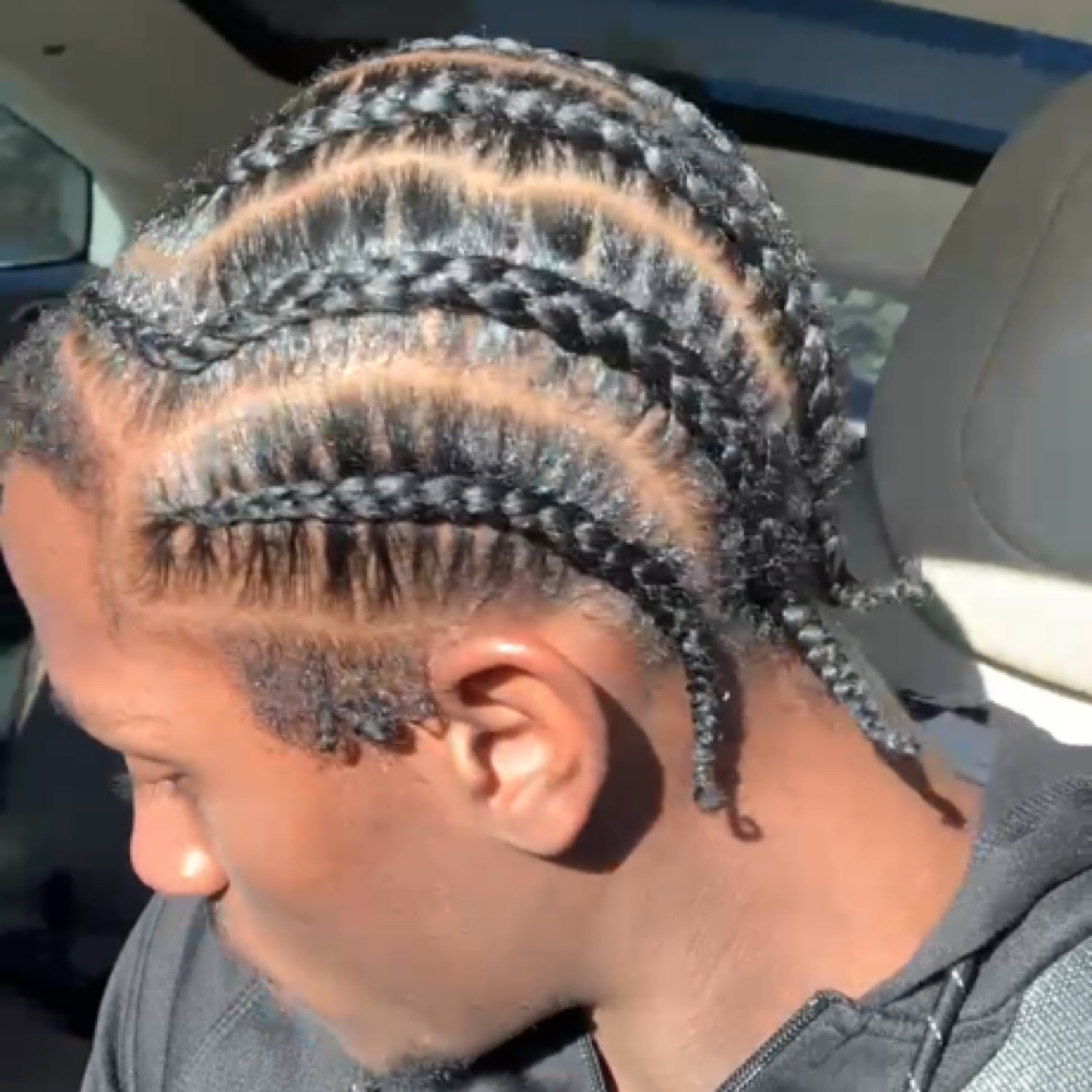 French Braids at Cue Hair Spa in Indianapolis, IN