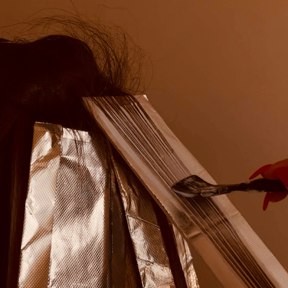 Half Custom Foil at Chroma Salon & Spa in Newburgh, IN