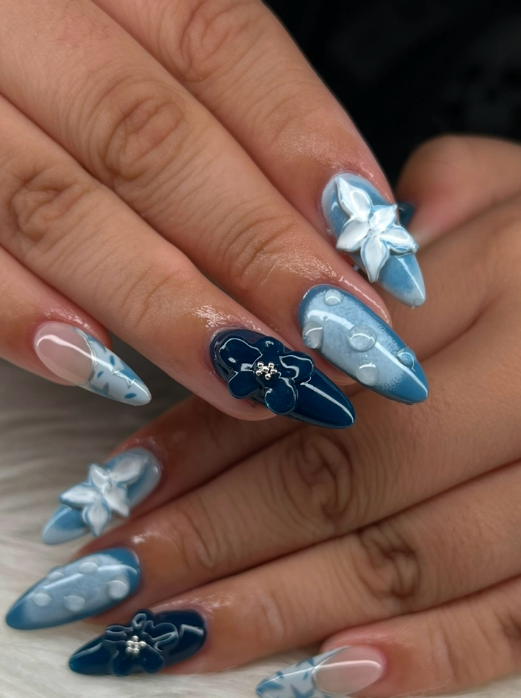 Hand Crafted 3D Nail Art